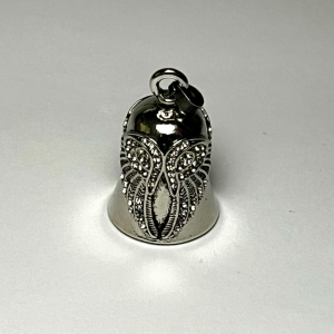 Bikerbell - silber Glitzerflügel