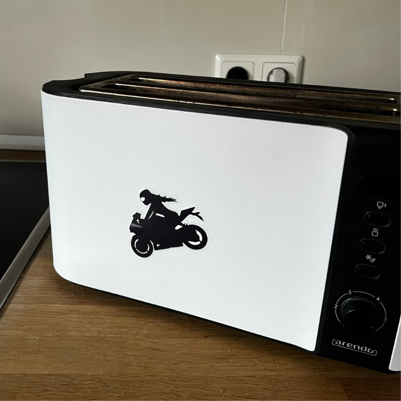 Sticker Bikerin – Bild 3