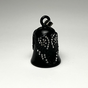 Bikerbell - schwarz Glitzerflügel
